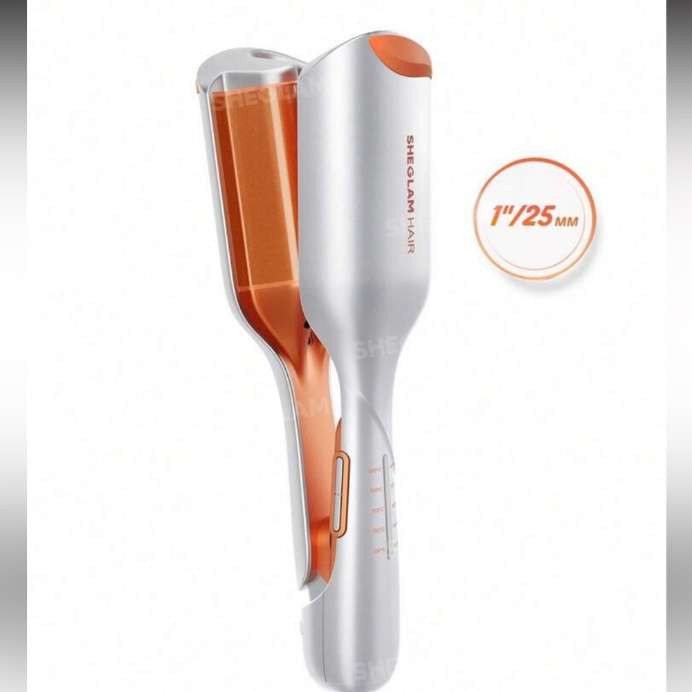 SHEGLAM Hair Curler - Silver and Orange
